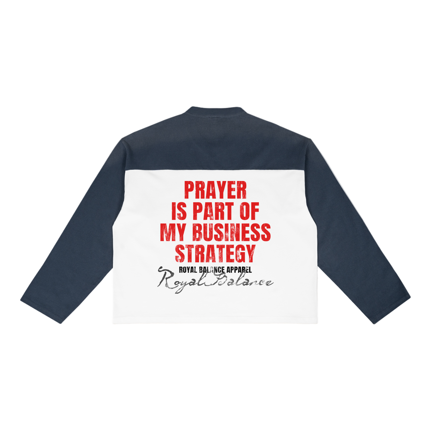 Royal Balance Apparel Prayer Sun Fade Color-Block T-Shirt