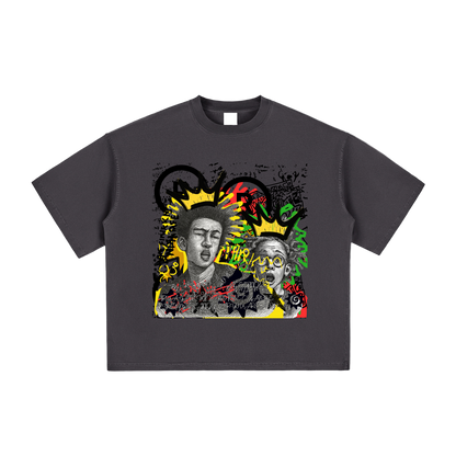 Royal Balance Apparel Shock Culture Vintage Washed Boxy T-Shirt