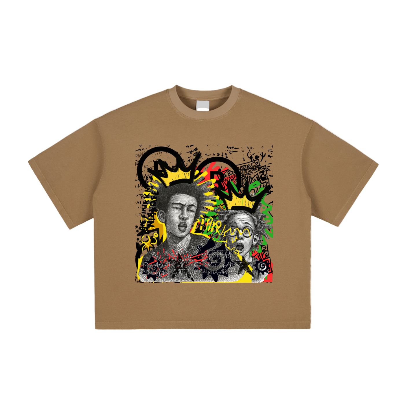 Royal Balance Apparel Shock Culture Vintage Washed Boxy T-Shirt