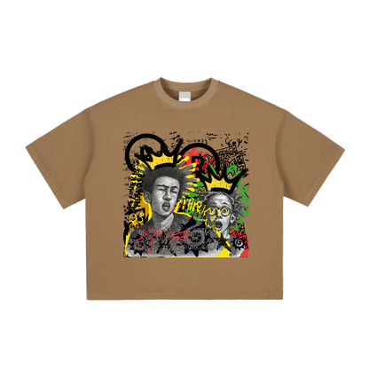 Royal Balance Apparel Shock Culture Vintage Washed Boxy T-Shirt