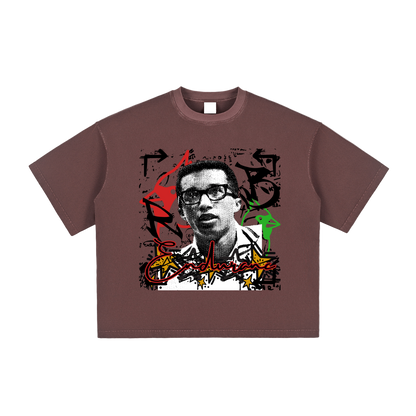 Royal Balance Apparel Arthur Ashe Champion Vintage Washed Boxy T-Shirt