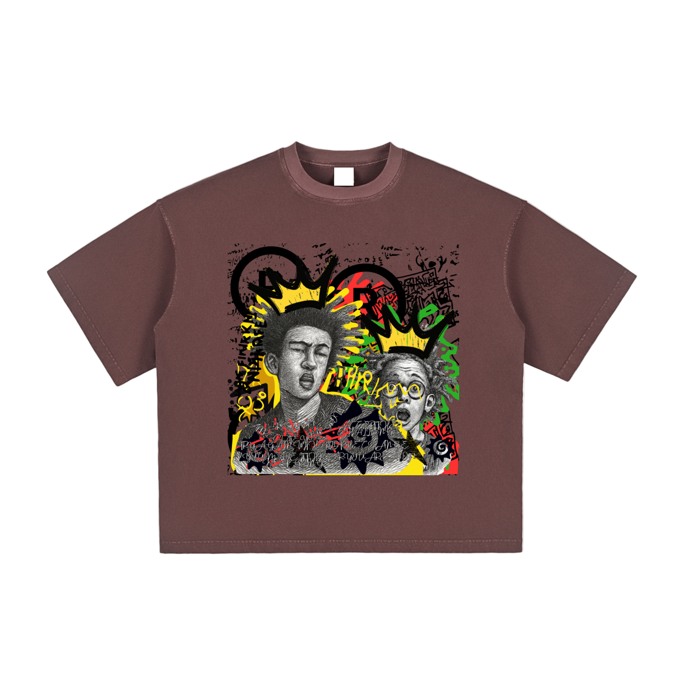 Royal Balance Apparel Shock Culture Vintage Washed Boxy T-Shirt