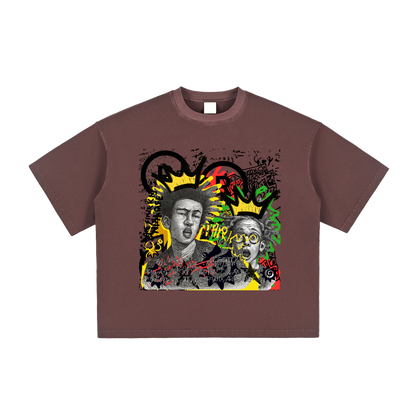 Royal Balance Apparel Shock Culture Vintage Washed Boxy T-Shirt