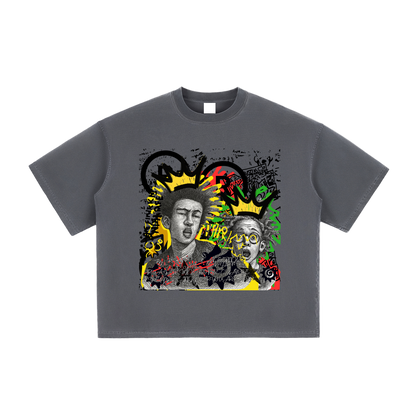 Royal Balance Apparel Shock Culture Vintage Washed Boxy T-Shirt