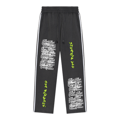 Royal Balance Apparel Off-Purpose Snow Washed Contrast Tape Sweatpants