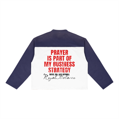 Royal Balance Apparel Prayer Sun Fade Color-Block T-Shirt