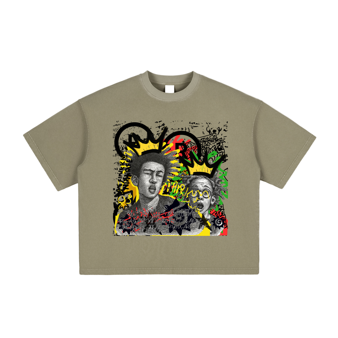 Royal Balance Apparel Shock Culture Vintage Washed Boxy T-Shirt