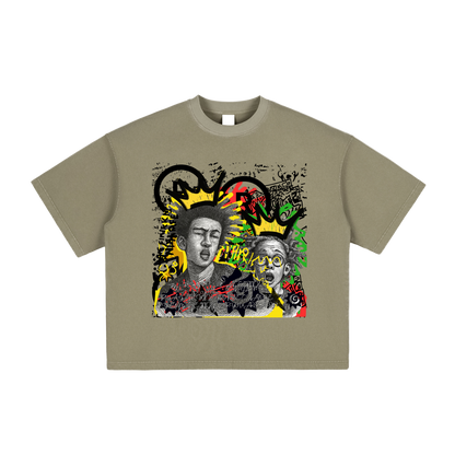 Royal Balance Apparel Shock Culture Vintage Washed Boxy T-Shirt