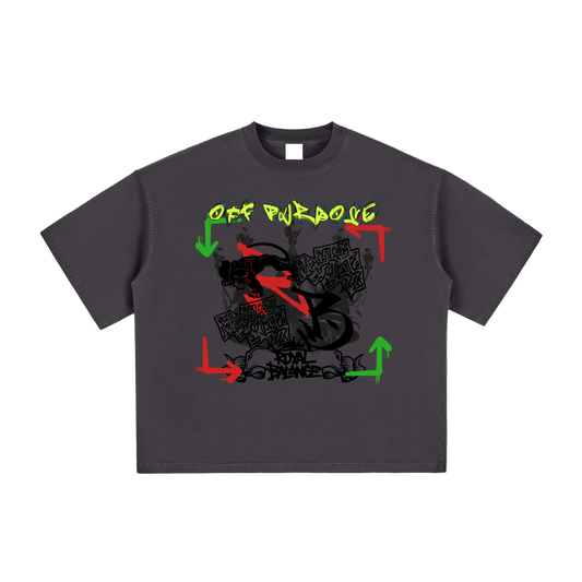 Royal Balance Apparel Off-Purpose Crown Vintage Washed Boxy T-Shirt