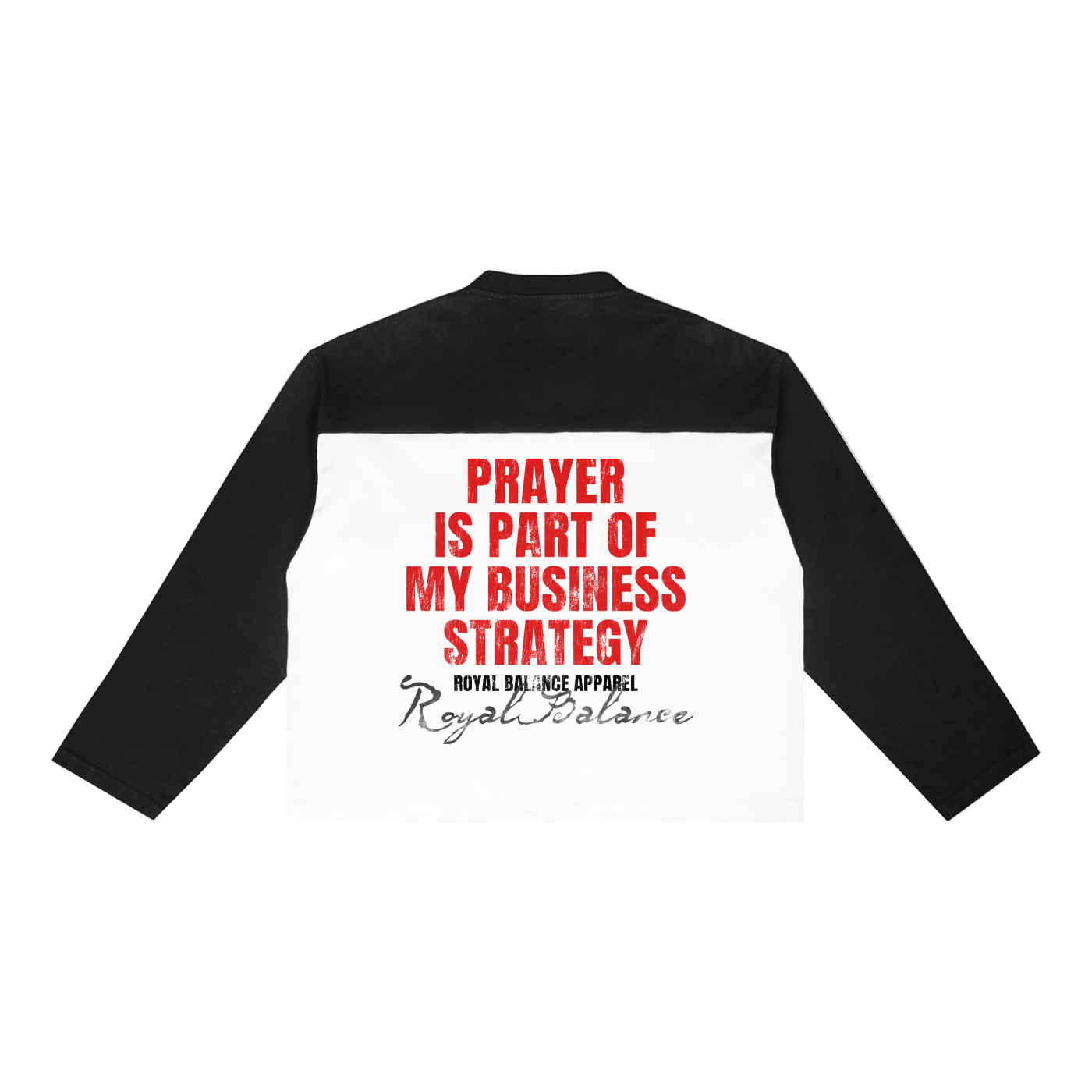 Royal Balance Apparel Prayer Sun Fade Color-Block T-Shirt