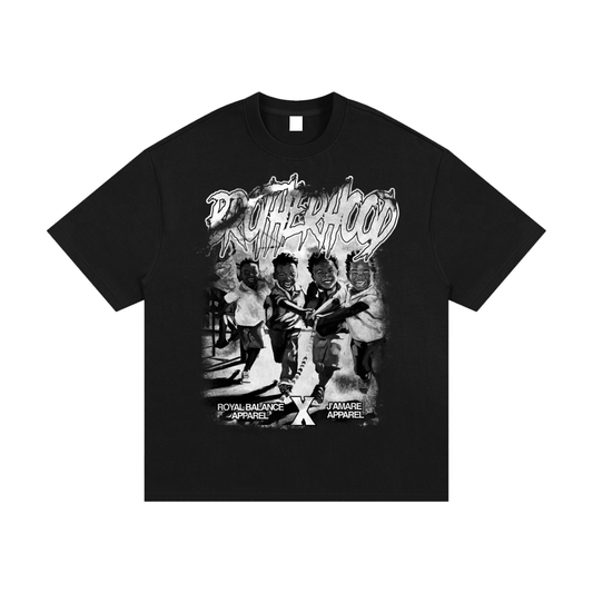 Royal Balance Apparel X J'Amare Brotherhood Essential Heavyweight Cotton T-Shirt