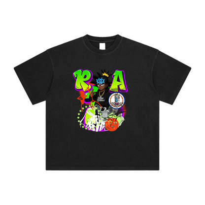 Royal Balance Apparel Black Goku Enzyme Washed T-Shirt