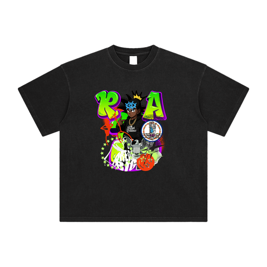 Royal Balance Apparel Black Goku Enzyme Washed T-Shirt