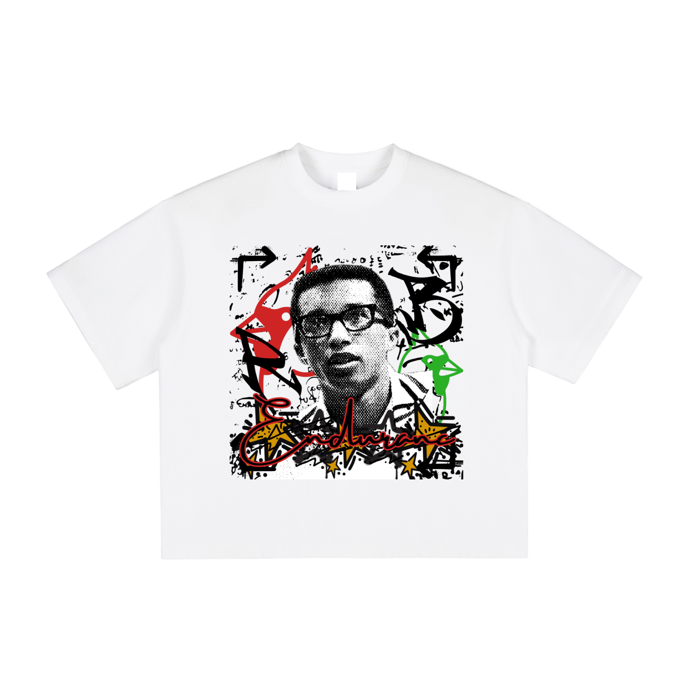 Royal Balance Apparel Arthur Ashe Champion Vintage Washed Boxy T-Shirt